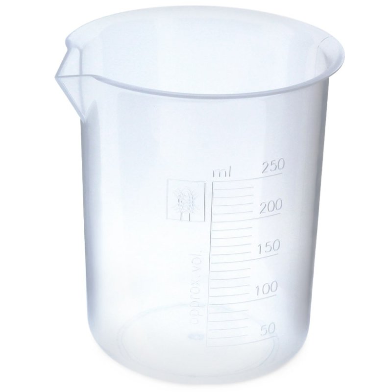 Vaso medidor 250 ml de plastico - Vaso de plastico medidor de 250 ml. Venta online - Utensilios