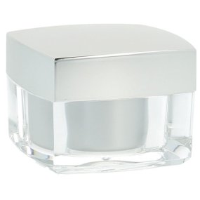 Pot de 50 ml carré en acrylique pour crème en gros