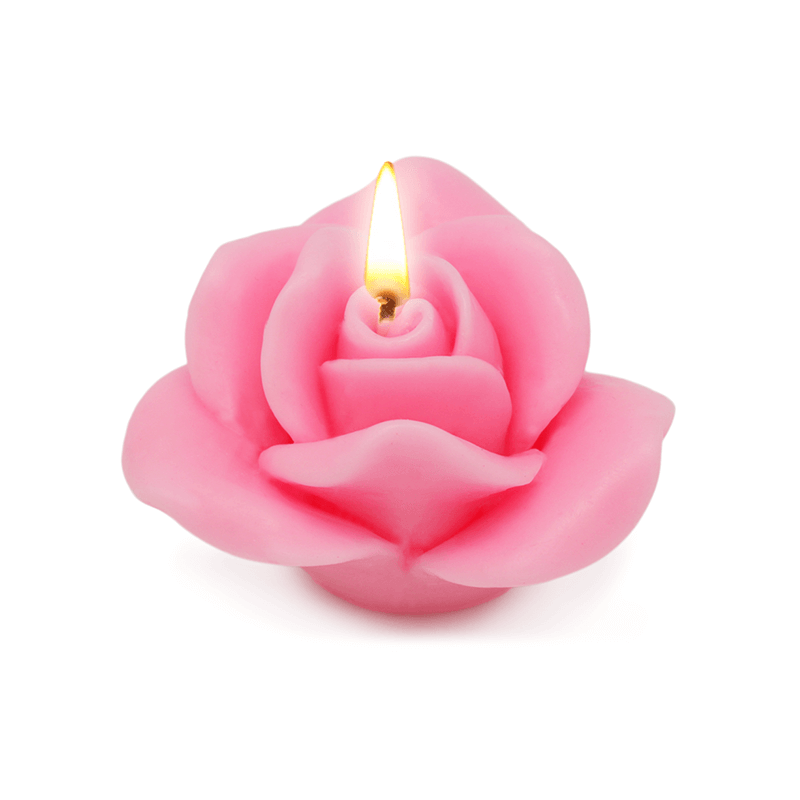 Moule rose Irina 9 cm pour bougies - 2