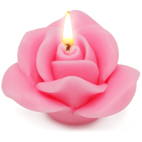 Molde rosa Irina 9 cm para velas - 2
