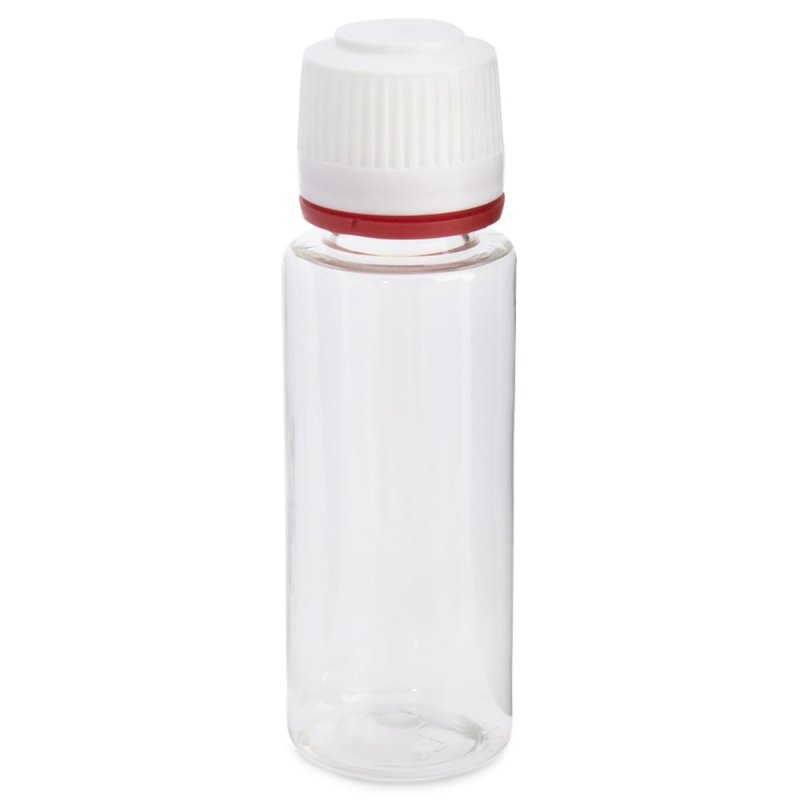 Frasco cilindrico PET de 30 ml com tampa conta gotas selada - 1