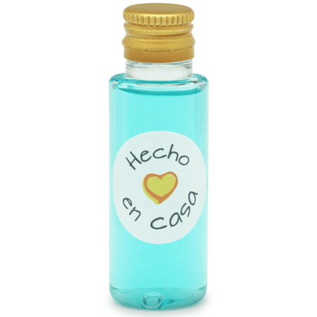 Flacon cylindrique pet 30 ml bouchon à vis doré en gros