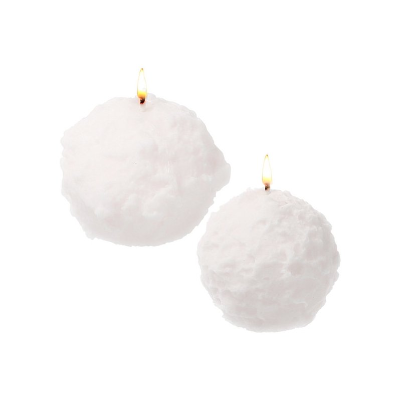 Molde bola de neve 8 cm para velas - 2