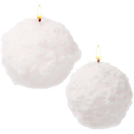 Moule velas boule de neige 8 cm - 2