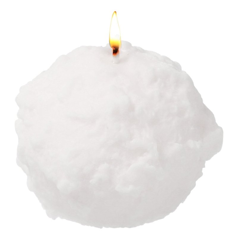 Molde bola de neve 8 cm para velas - 1