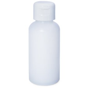 Flacon PP translucide bouchon à charnière de 100 ml