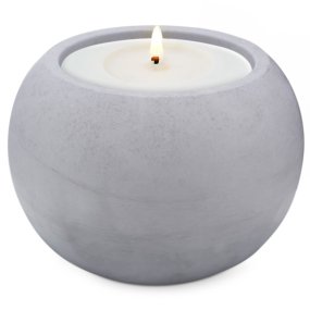 Molde porta velas tigela arredondada grande