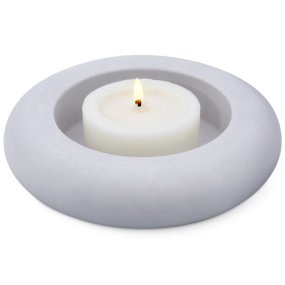 Moule porte-bougies plat rond