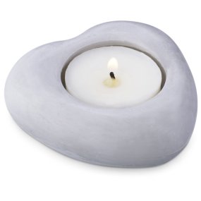 Molde porta-velas coração love