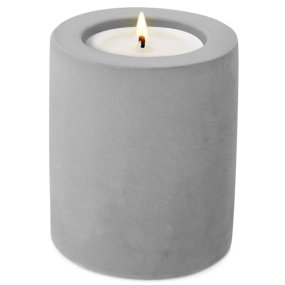 Molde porta-velas tubular grosso