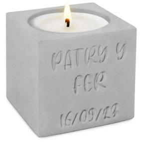 Molde cubo personalizado para porta-velas