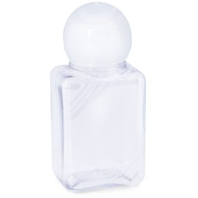 Botella 35 ml PET rectangular bola blanca Botella 35 ml PET rectangular bola blanca