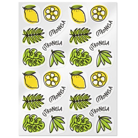 Stickers de citronnelle - 1