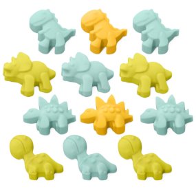 Molde 12 mini dinossauros Molde 12 mini dinossauros