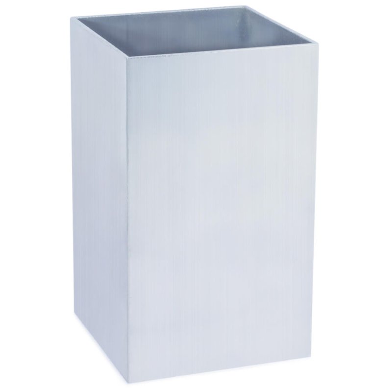 Moule carré 6x6x10 cm en métal pour bougies