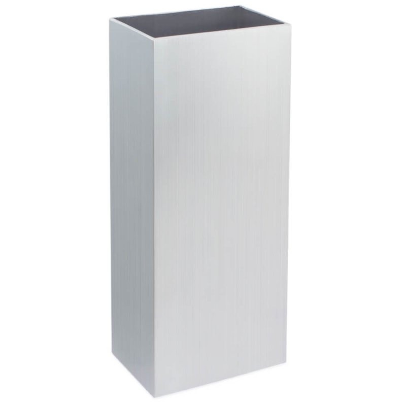 Molde rectangular 4x6x15 cm de metal para velas