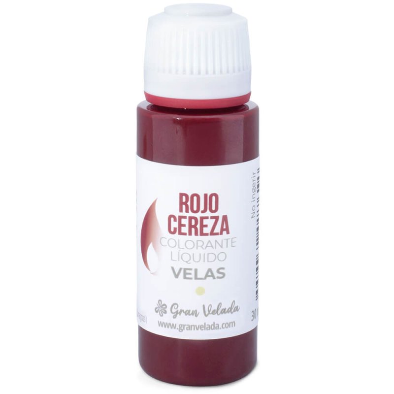 Colorant liquide bougies rouge cerise