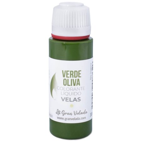Colorant liquide bougies olive verte - 1