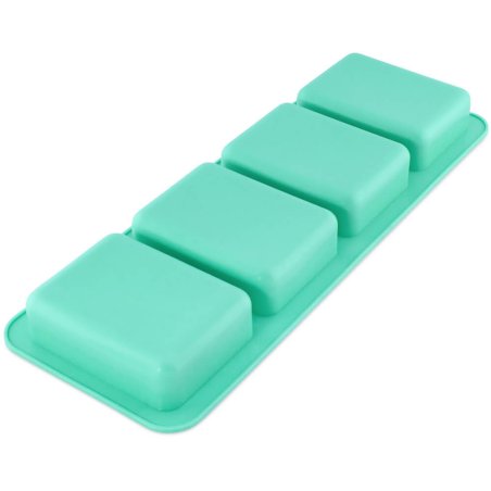 Molde de silicona para hacer 4 pastillas rectangulares