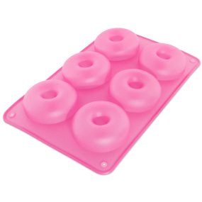 Molde silicone 6 rosquinhas