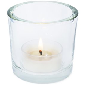 Porta-velas copo de cristal Porta-velas copo de cristal