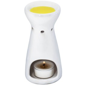 Brûleur d'essence pilier blanc