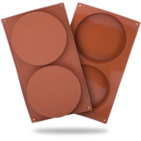 Molde de silicone 2 círculos
