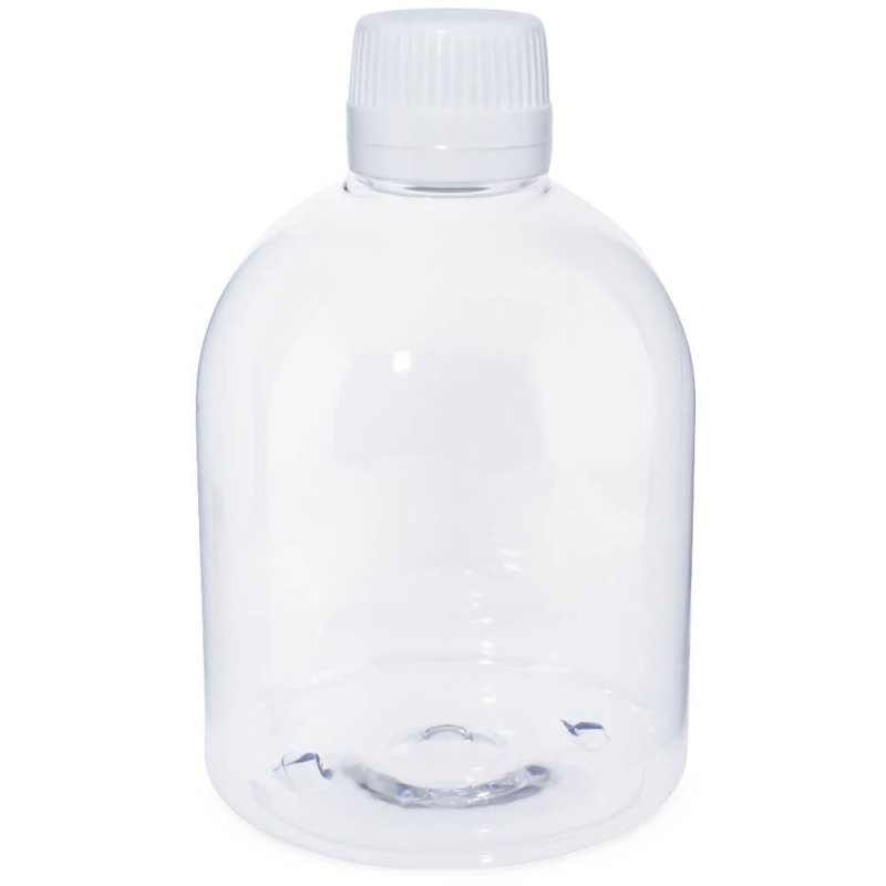 Garrafa bombe pet 500 ml tampa obturador contagotas selado