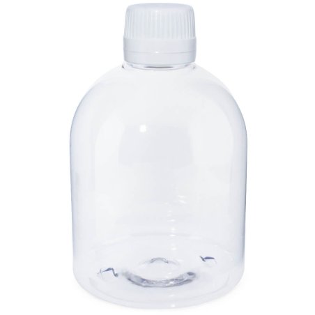 Garrafa bombe pet 500 ml tampa obturador contagotas selado