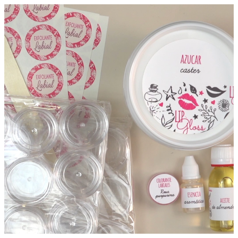 Kit fazer esfoliante labial. Materiais e instruçoes - 8