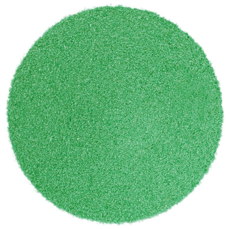 Areia fina de cor verde grama - 1