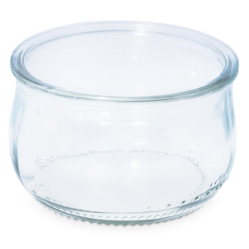 Copo de iogurte de vidro vazio - 2