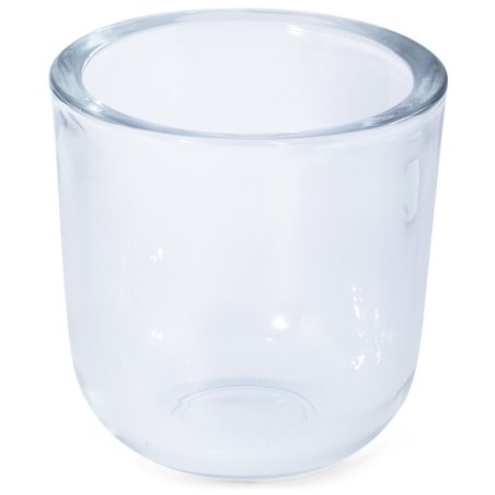 Pack de 3 vasos de cristal pequeños basic para velas
