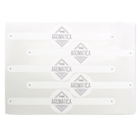 Adesivos retro para velas em copo