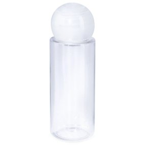 Flacon cylindrique PET 30 ml bouchon à bille blanc en gros Flacon cylindrique PET 30 ml bouchon à bille blanc en gros