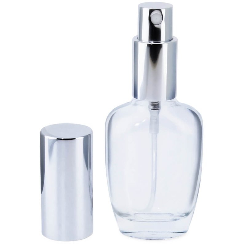 Envase perfume 30 ml ovalado con spray por mayor