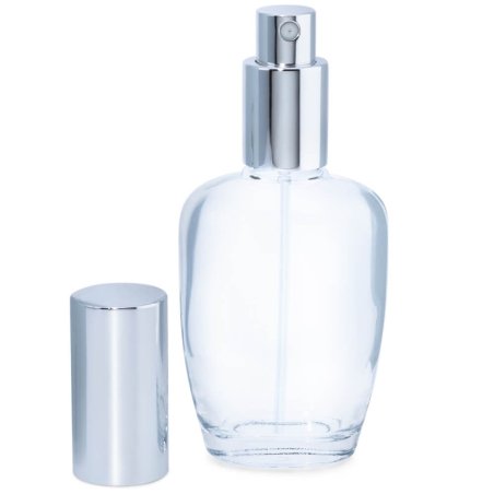 Frasco perfume 50 ml ovalado  con spray pulverizador por mayor