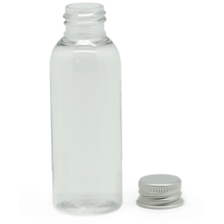 Botella PET alta 50 ml rosca aluminio por mayor