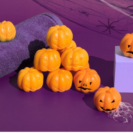 Kit como hacer jabones calabazas de halloween. Materiales e instrucciones - Kit para hacer jabones de Halloween. Venta online. -