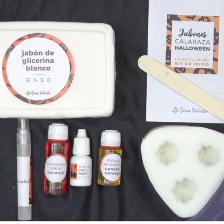 Kit comment faire des savons citrouilles d’halloween. Matériel et instructions - 5