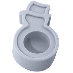 Molde porta velas boneco de neve Molde porta velas boneco de neve