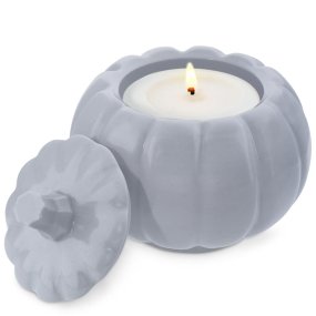 Molde calabaza clasic recipiente con tapa para velas Molde calabaza clasic recipiente con tapa para velas