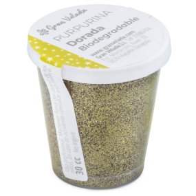 Purpurina dourada biodegradável Purpurina dourada biodegradável