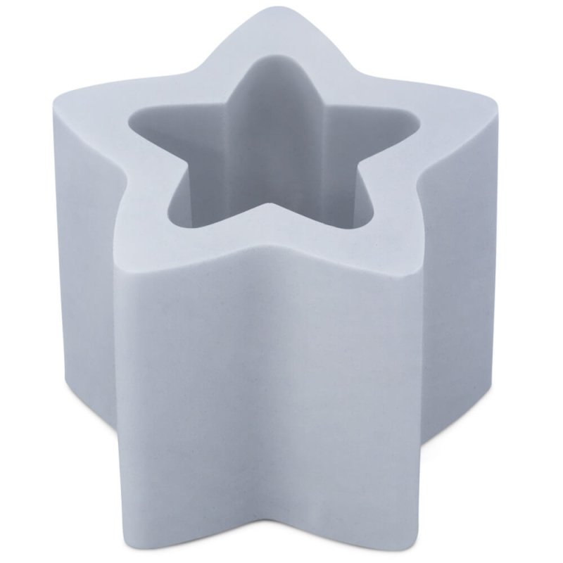 Molde estrela recipiente de velas - 2