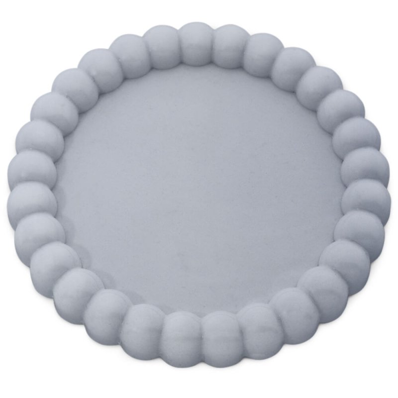Molde silicona plato con perlas