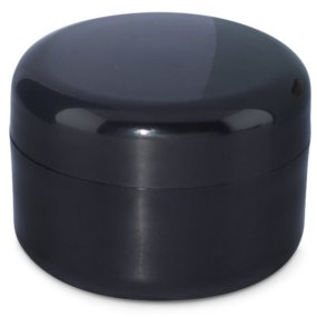 Tarro 5 ml negro de plastico Tarro 5 ml negro de plastico