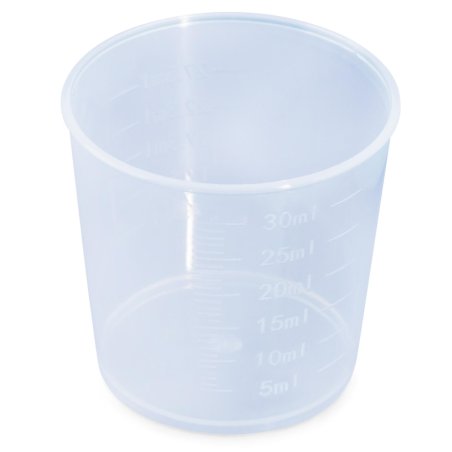 Mini copo de mediçao em plastico 30 ml - 1