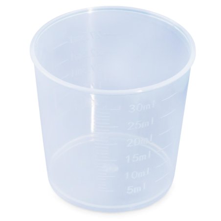 Mini verre à mesurer 30 ml en plastique