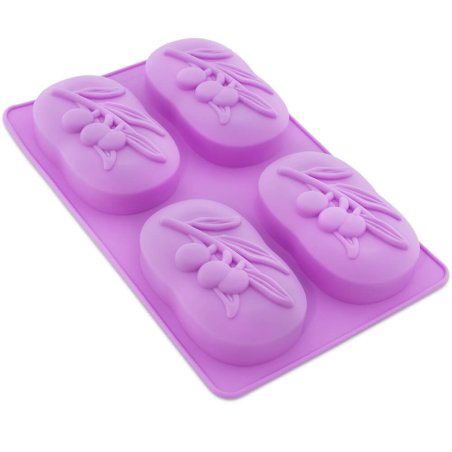 Molde silicone 4 pastilhas de oliva - 2