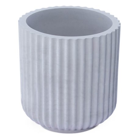 Molde tigela canelada para vasos para plantas de cimento - 2